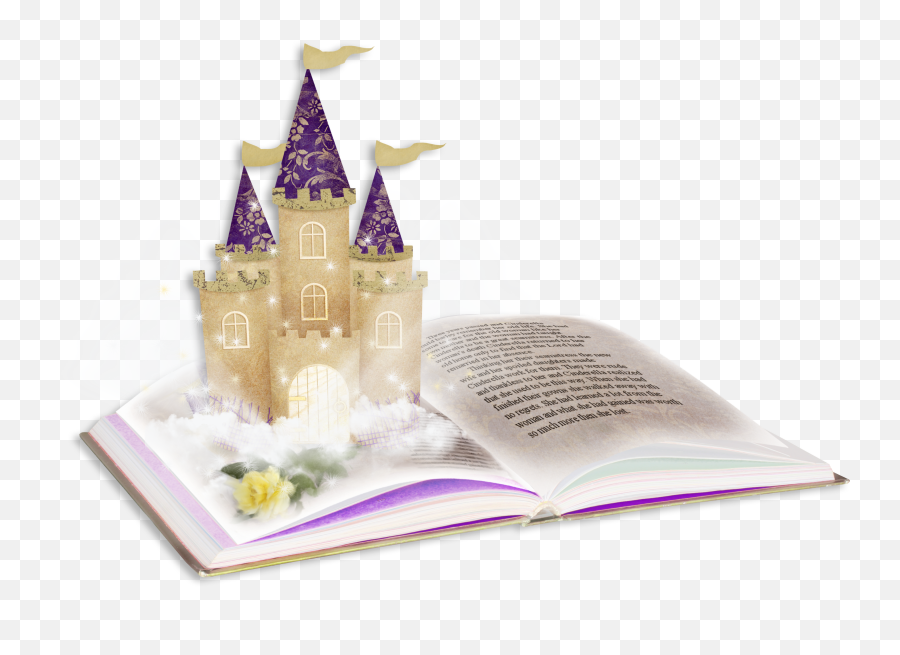 Book Books Fantasyart Fantasy Sticker - Libro Magico Abierto Png Emoji,Emoji Castle And Book