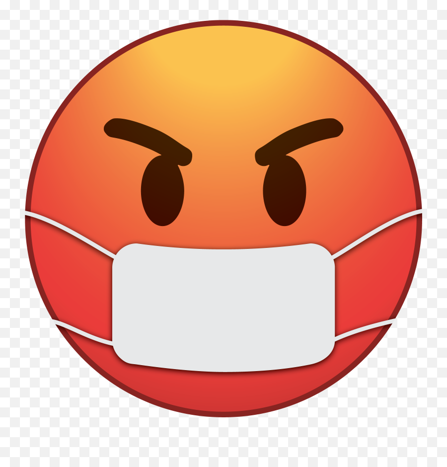 Letter I Wonu0027t Mask Anger - The Timesindependent Emoji,Red Anger Face Emoji