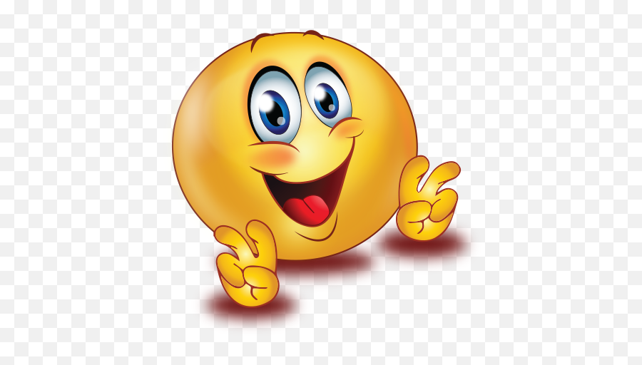 Happy Big Smile Emphasizing Hands Emoji - Happy Biggest Smile Emoji,Pray Hands Emoji