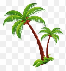 Download Png Palm Tree - Island Clip Art Png Full Size Png Transparent Transparent Background Coconut Tree Png Emoji,Palm Tree Emoji