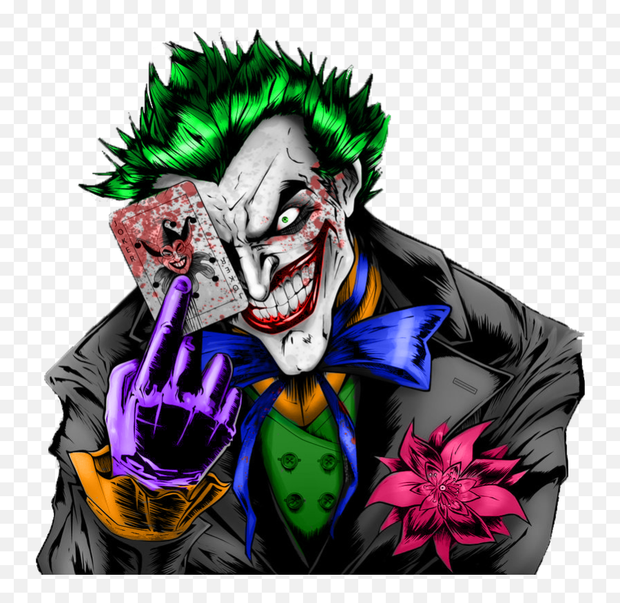 Joker Comic Png - Joker Png Emoji,Batman Joker Emoji