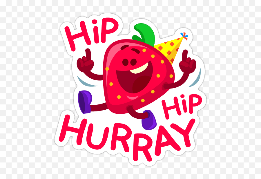 Happy Birthday Stickers Facebook Copy Paste Stickers - Hip Hip Hurray Cartoon Emoji,Birthday Emojis