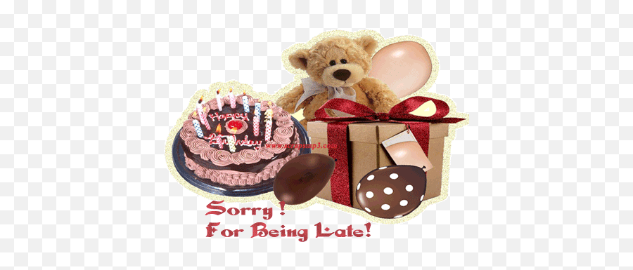 Belated Birthday Wishes Images Gif - Cake Decorating Supply Emoji,Happy Belated Birthday Emoticon