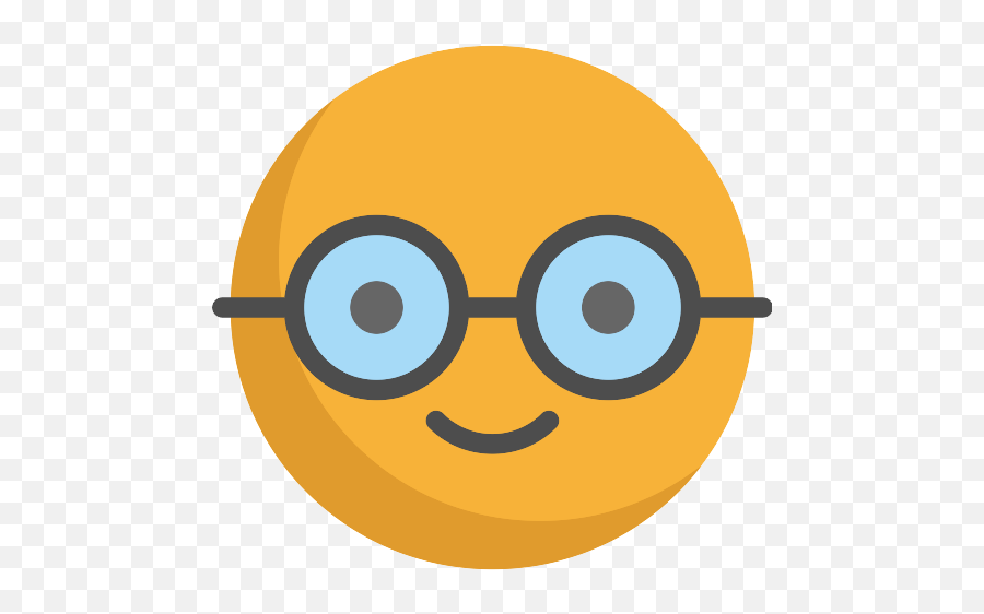 Nerd Emoji Vector Svg Icon - Nerd Icon Transparent Background,Nerd Face Emoji