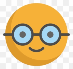 Nerd Emoji Vector Svg Icon - Nerd Icon Transparent Background,Nerd Face Emoji