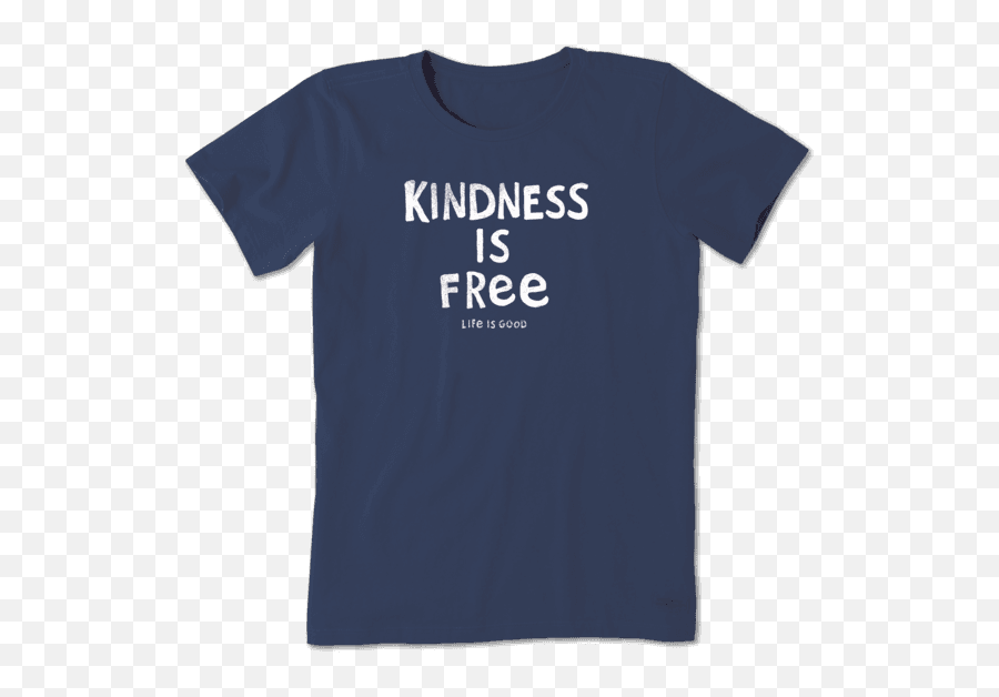 Womenu0027s Kindness Is Free Crusher Tee Life Is Good - Princess Casino Emoji,Emoji Tops Amazon