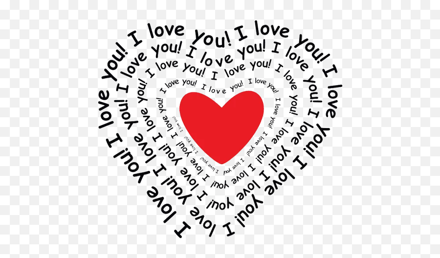 I Love You Word Png Photo Png Mart - Language Emoji,Cute I Love You Emoji Texts