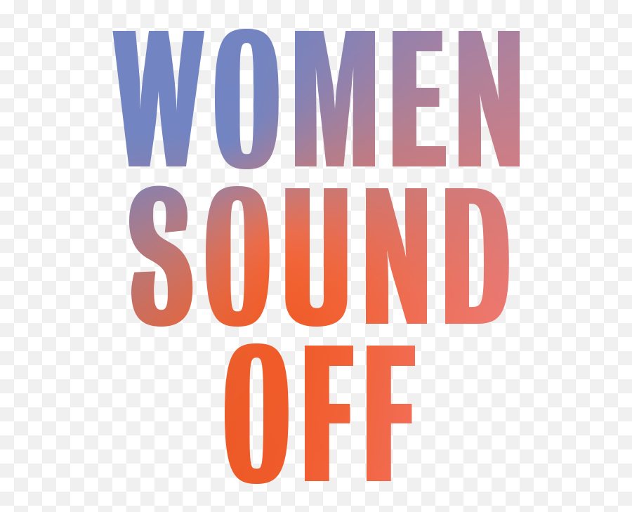 Wso Fest 2019 - Concert U2014 Women Sound Off Language Emoji,Sound Horn Emoji