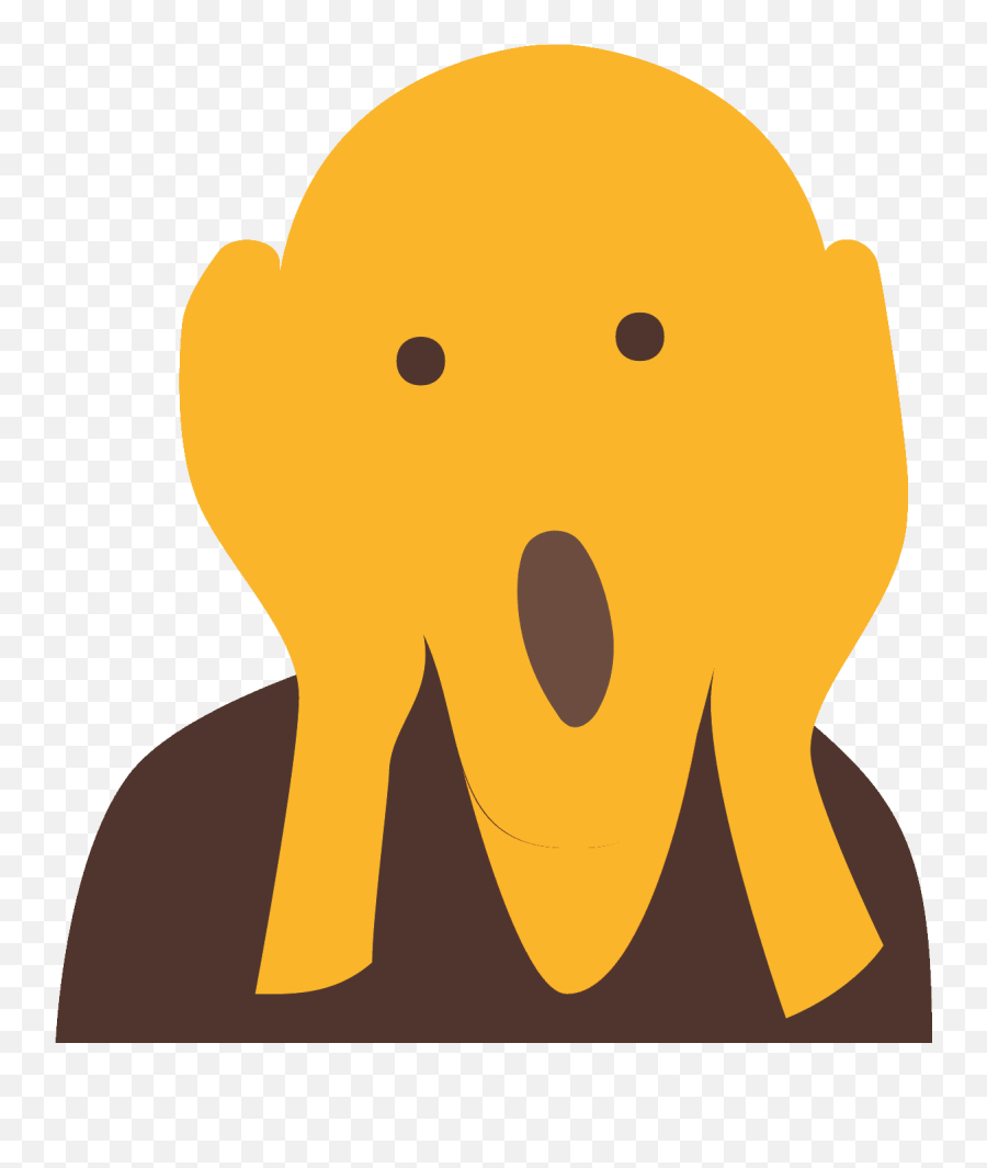 Clipart Mouth Hand Over Clipart Mouth Hand Over Transparent - Transparent The Scream Icon Emoji,Hand Over Mouth Emoji
