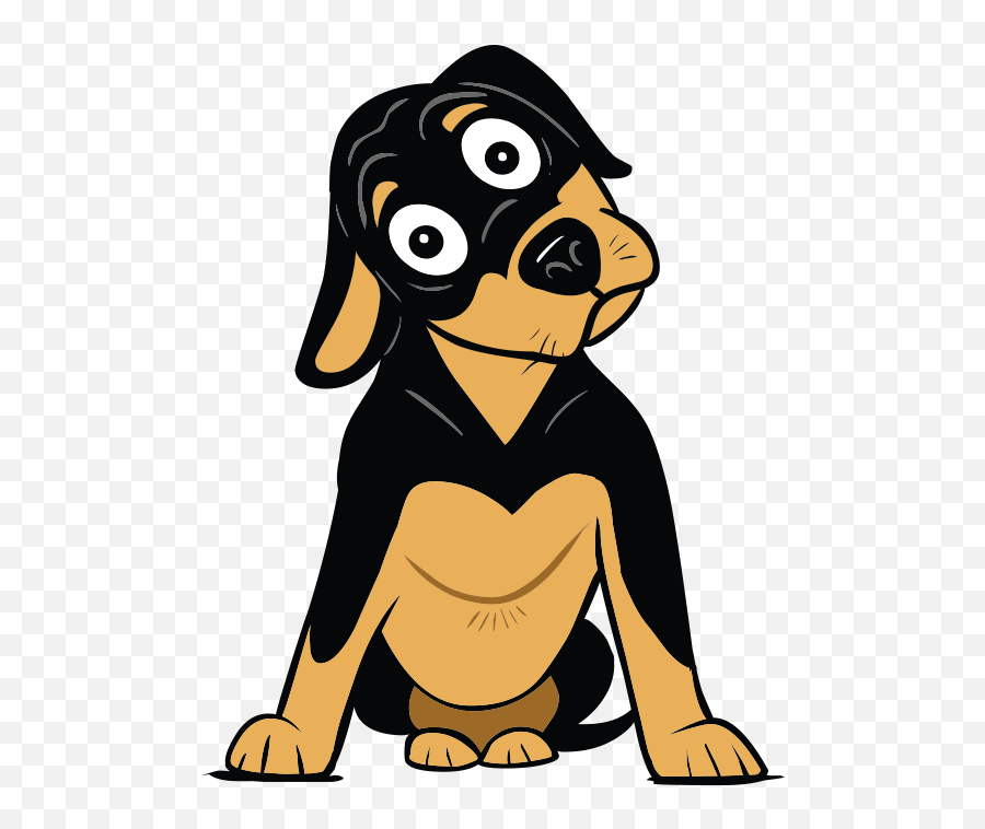 Dog Decoder - Transparent Cartoon Dog Clipart Emoji,Cat Tail Emotions