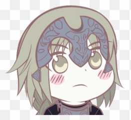 Latest - Jeanne Alter Chibi Face Emoji,Fate/grand Order Emoji