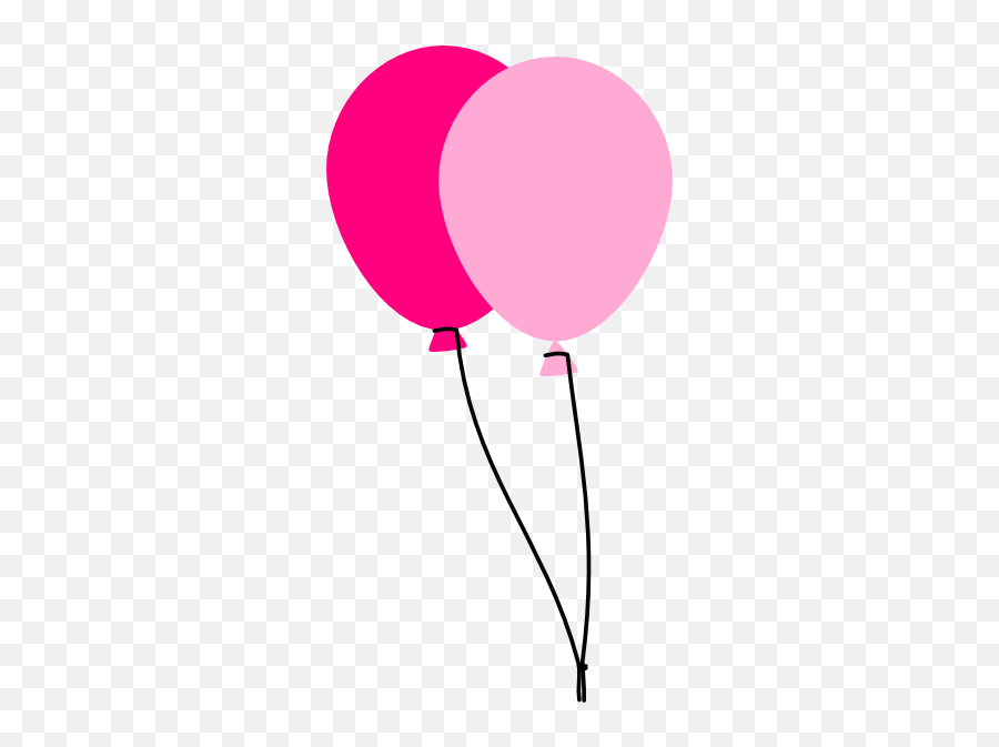 Balloons Vector Pink Balloon - Pink Balloon Clip Art Png Pink Balloon Cartoon Png Emoji,Ballon Emoji