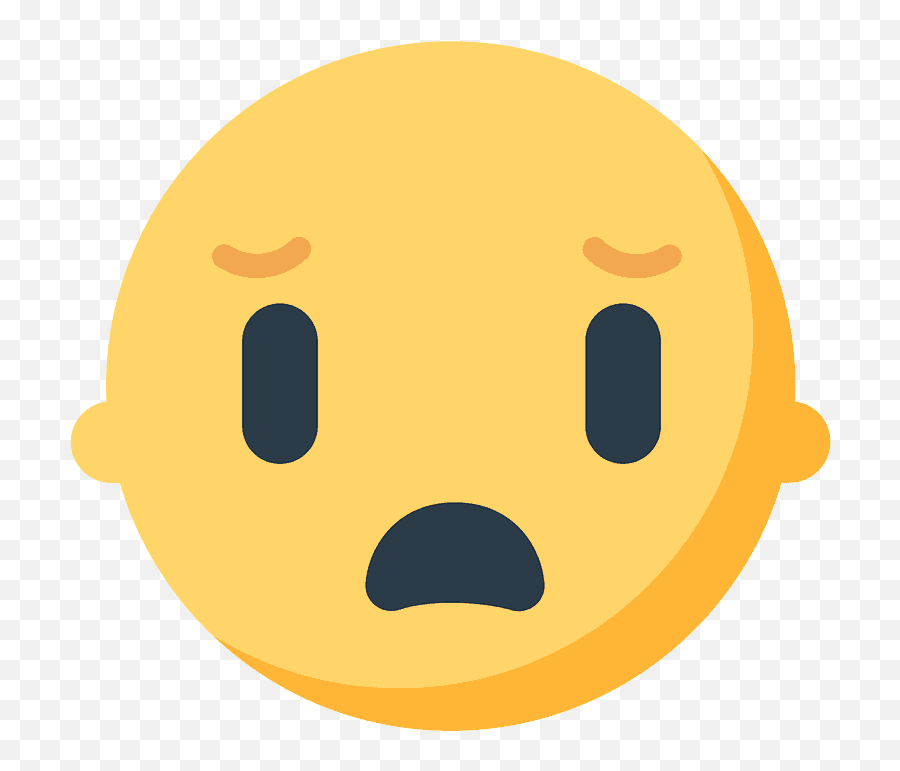 Frowning Face With Open Mouth Emoji - Frowning Face With Open Mouth Emoji,Frowny Face Emoticons