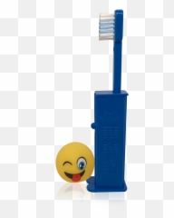 Brush Buddies Pez Poppin Emoji Silly - Happy,Silly Emojis Faces