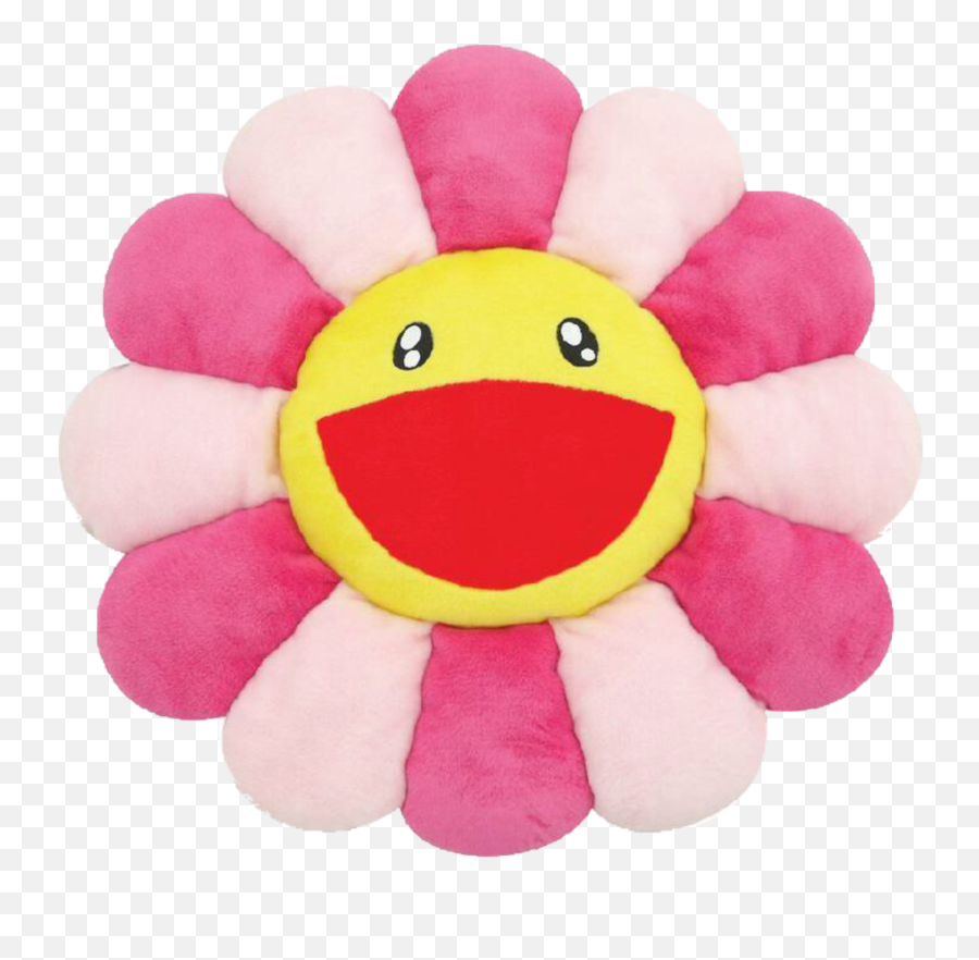 The Most Edited - Takashi Murakami Flower Plush Pink Emoji,Hobi Keychain Rainbow Emoticon