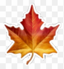 Fall Autumn Blad Picsart Emoji Lol - Maple Leaf Emoji Png,Fall Emoji