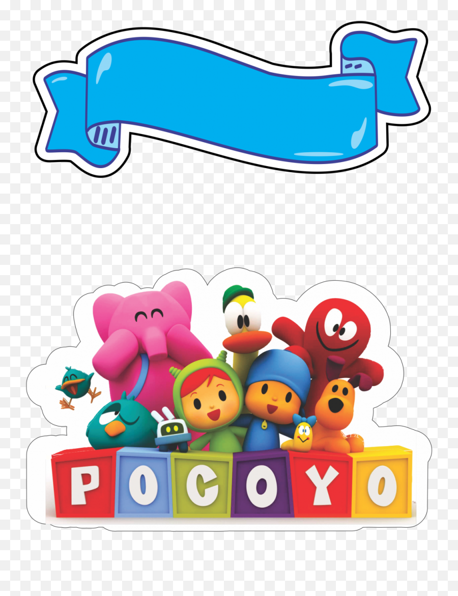 Painel De Festa Tecido Pocoyo 1 50 X 2 00m R 119 90 U2013 Artofit - High Resolution Pocoyo Png Emoji,Emoji Rolling Eyes .png