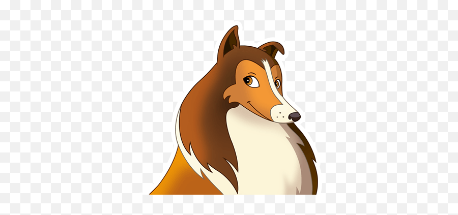 Lassie - Cartoon Lassie Drawing Emoji,Things Like The Auvio Sonic Emotion