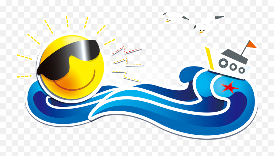 Banner Transparent Sun Waves Transprent Png Free Download Emoji,Emoticons Bailanado