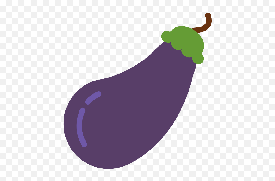 Aubergine Vector Svg Icon - Eggplant Cartoon Images Png Emoji,Emoji Eggplant Or Squash