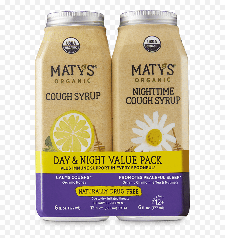 Organic Cough Syrup Day U0026 Night Value Pack - Lemonade Emoji,Pssst Emoticon