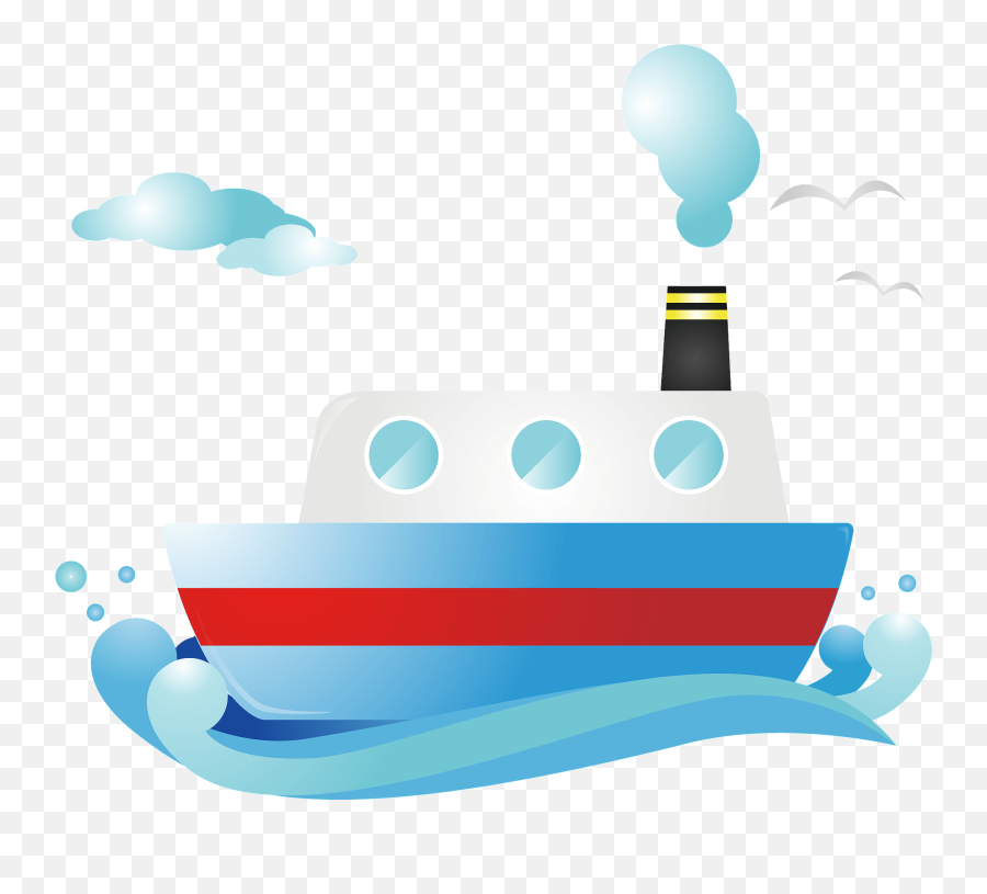 Steamboat Clipart Free Download Transparent Png Creazilla - Steamboat Clip Art Png Emoji,Submarine Emoji