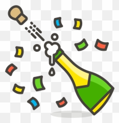 Bottle With Popping Cork Free Icon - Popping Cork Clipart Emoji,Bottle Emoji