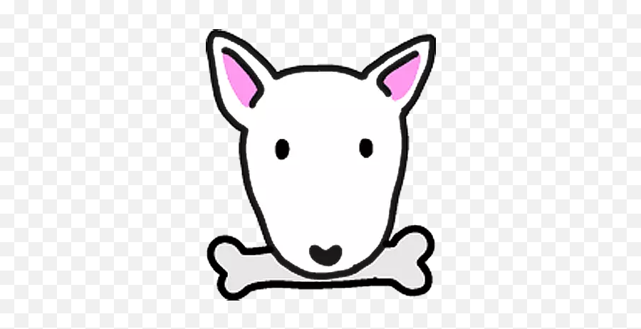 Bull Terrier - Dot Emoji,Bull Terrier Emoticons