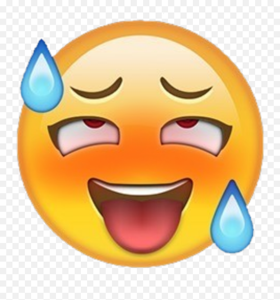 Picsart Photo Studio Emoji Meme Funny Emoji Cute Love Memes - Ahegao Emoji Transparent Background,Drool Emoji