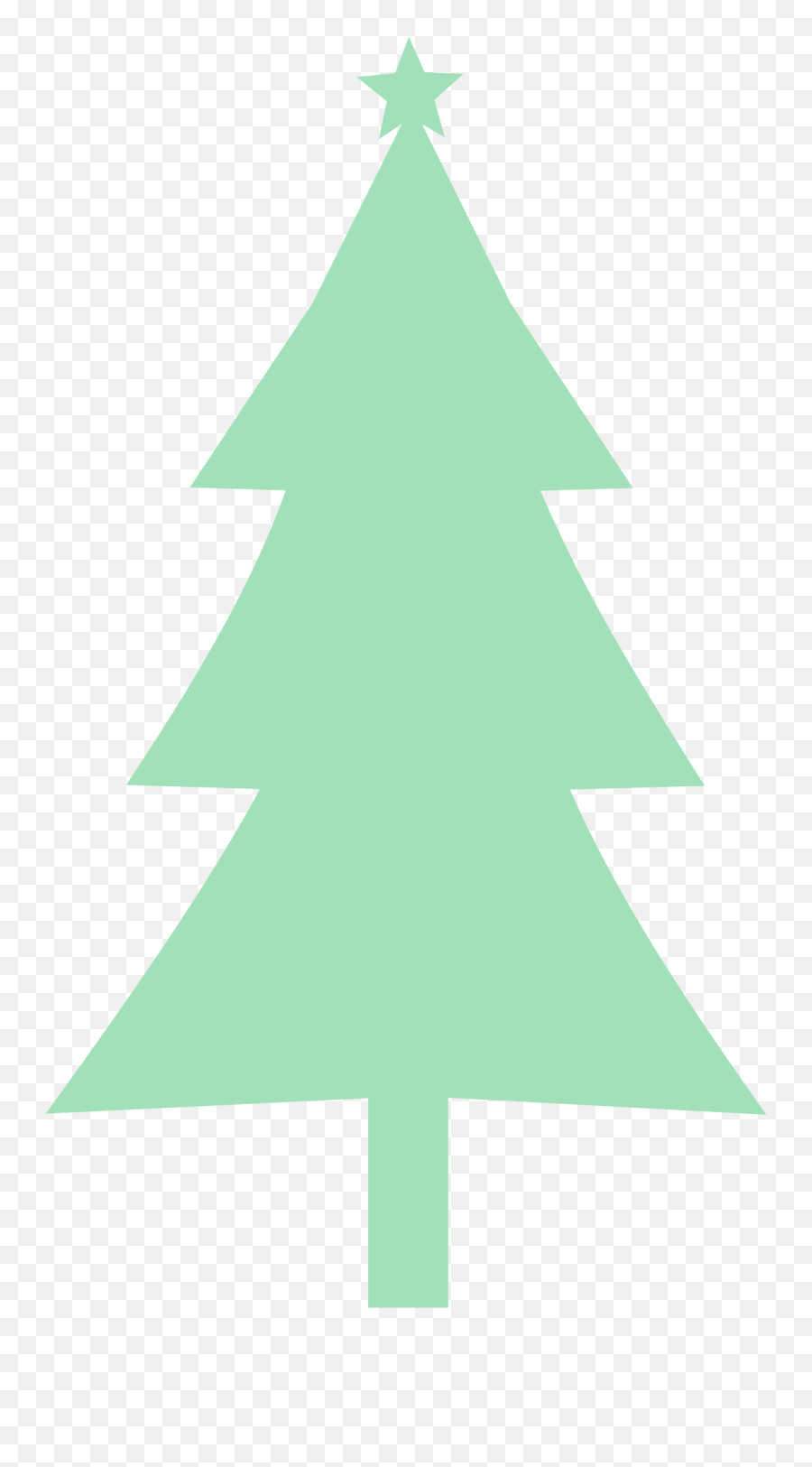 Christmas Tree Silhouette Clip Art Emoji,Christmas Tree Emoticon For Facebook