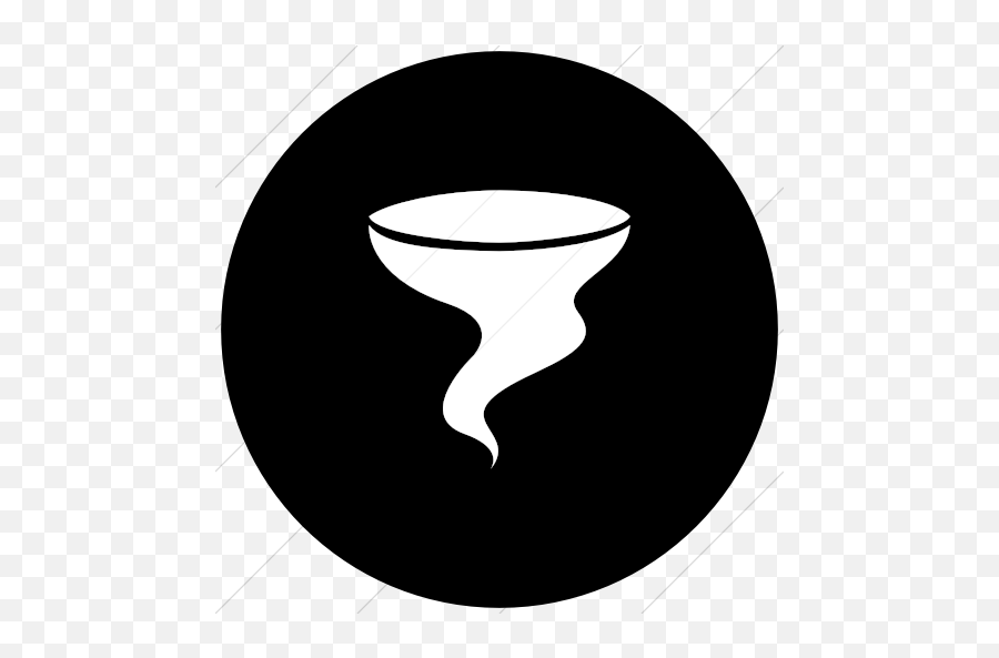 Iconsetc Flat Circle White On Black Ocha Humanitarians Emoji,Tornado Whatsapp Emoticons