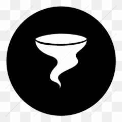 Iconsetc Flat Circle White On Black Ocha Humanitarians Emoji,Tornado Whatsapp Emoticons