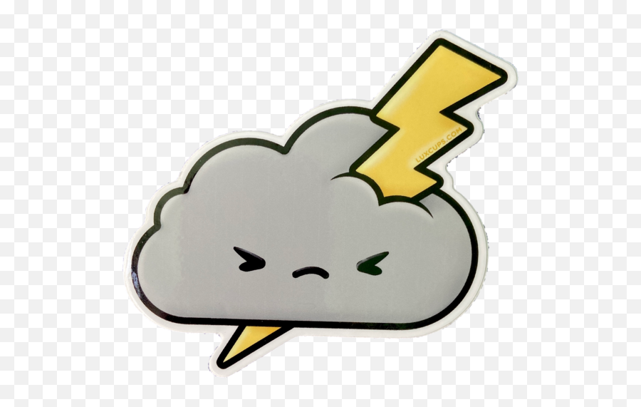 Stickers Emoji,Storm Clouds Emoticon