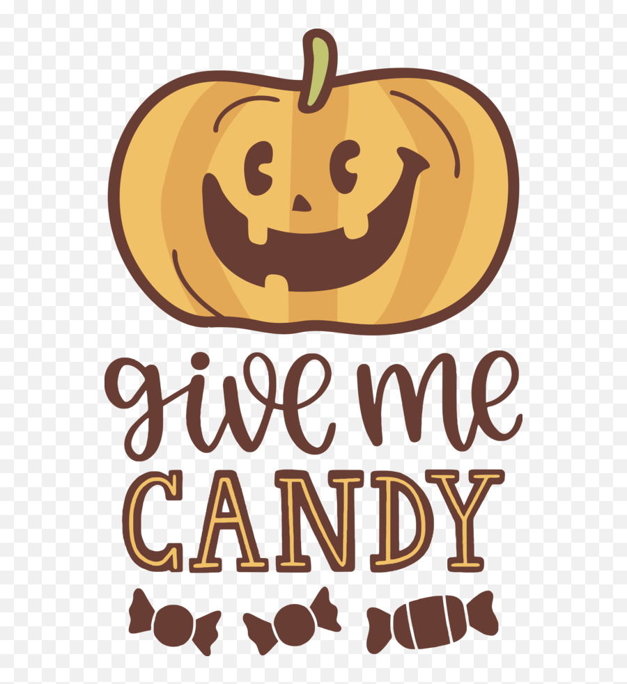 Halloween Cartoon Pumpkin Logo For Trick Or Treat For Emoji,Pumpkin Emoticon Happy