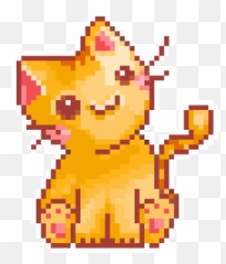 Orange Colored Transparent Pixel Gif Emoji,Reeee Emoji