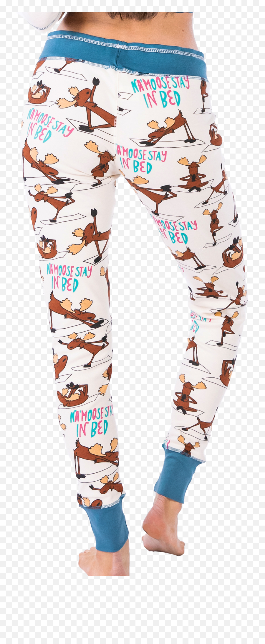 Nau0027moose Stay In Bed Womenu0027s Moose Legging - Lazyone Emoji,Pants Emoji