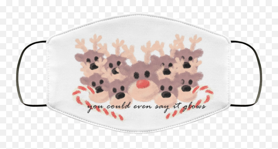 All Of The Other Reindeer Face Mask - Qfinder Trending Emoji,Reinder Emoji