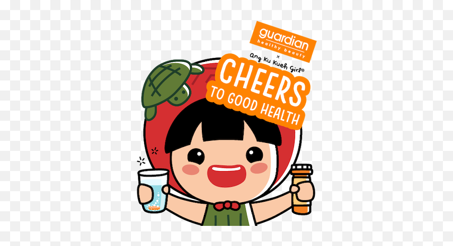 Guardian X Angkukuehgirl By Ang Ku Kueh Girl Pte Ltd Emoji,Puffing Emoji Guardian X Angkukuehgirl By Ang Ku Kueh Girl Pte Ltd Emoji,Puffing Emoji