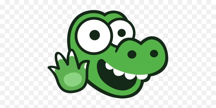 Mydealz Kroko Sticker Pack - Stickers Cloud Emoji,Twitter Crocodile Emoji