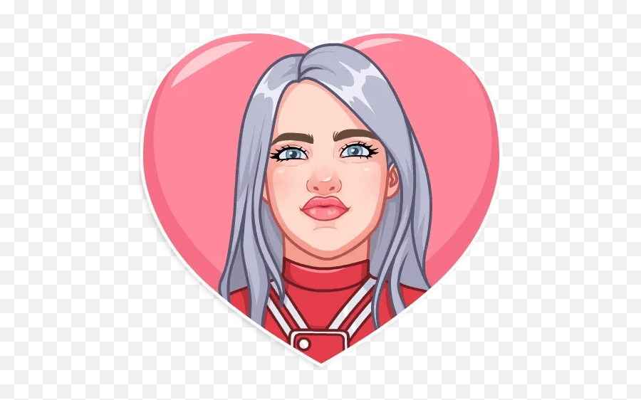 85 Billie Ideas - Cartoon Whatsapp Sticker Billie Eilish Emoji,Kylie Jenner Emoji Wallpaper