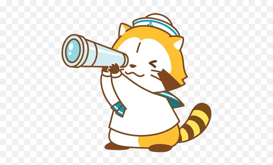 Mr - Telescope Emoji,Tanuki Emoji