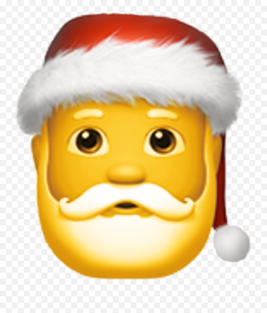 Santaclaus Emoji Iphone Sticker By Cupcake - Grinch Stole Christmas In Emojis,Emoji Cupcake Images