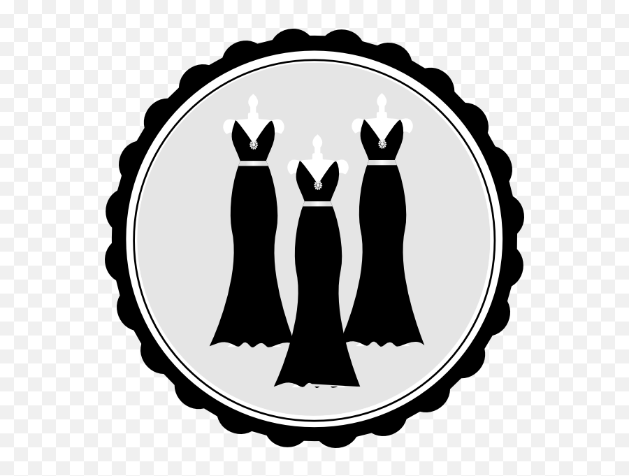 Free Bridesmaid Clipart Silhouette - Bridesmaids Gown Png Icon Emoji,Bridesmaid Emoji