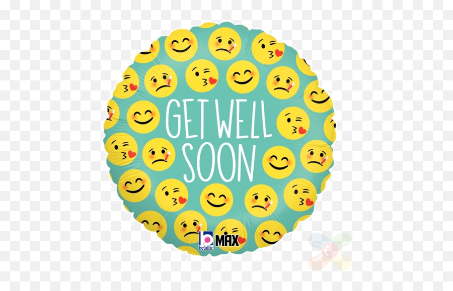 18 Rnd Emoji Get Well Pk - Get Well Soon Emoticon,Jelly Emoji