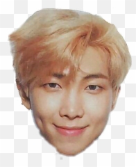 Namjoon Dimples Cute Mababe Sticker - Hair Design Emoji,Emoji With Dimples