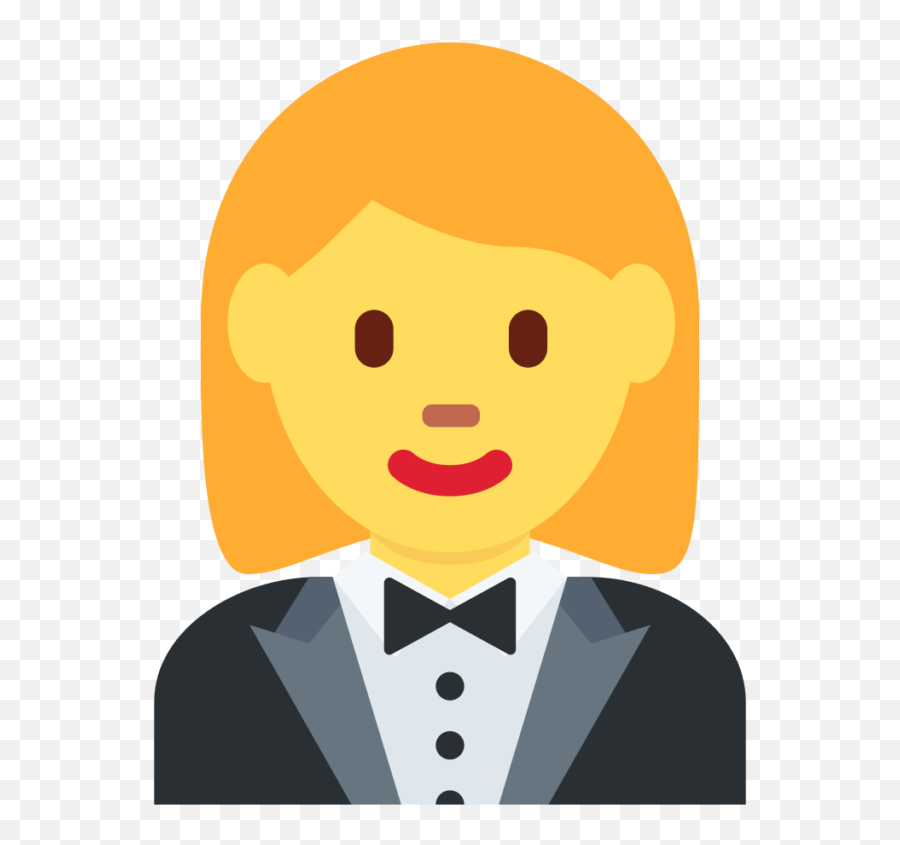 Woman In Tuxedo Emoji Clipart - Women In Tuxedo Emoji,Tuxedo Emoji