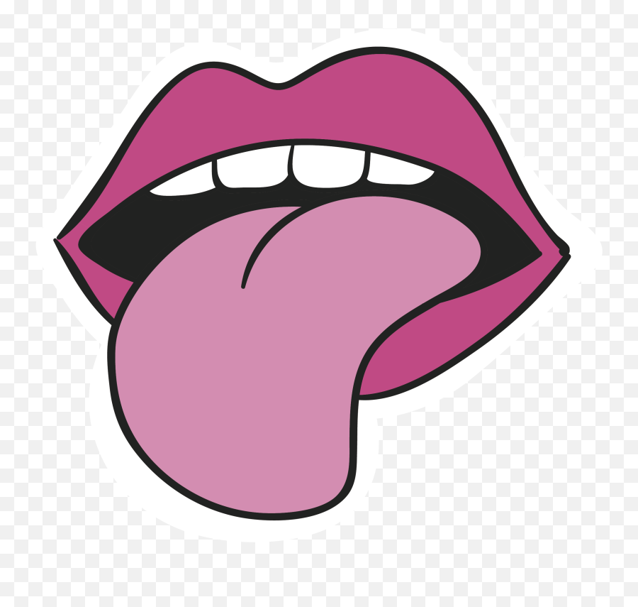 Dog Tongue Svg Freeuse Stock Png Files - Tongue Clipart Emoji,Pierced Tongue Emoji