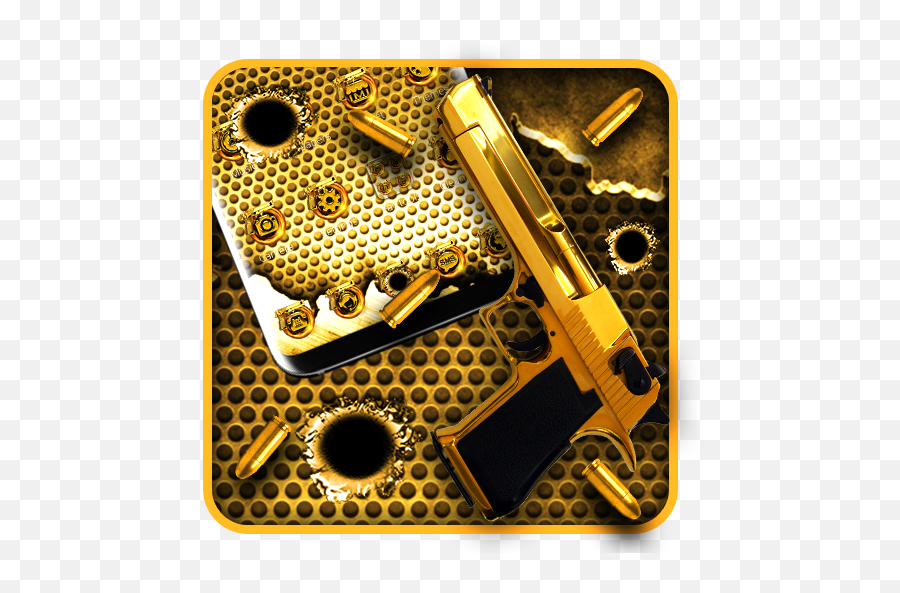 Golden Gun Bullet Weapon Theme - Google Playko Aplikazioak Dot Emoji,No Gun Emoji Android