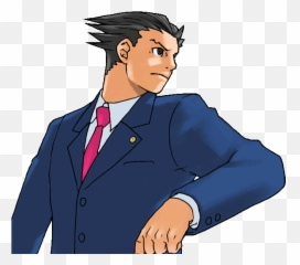 Phoenix Wright Hd Sprites - Phoenix Wright Sprites Emoji,Phoenix Wright Text Emoticons