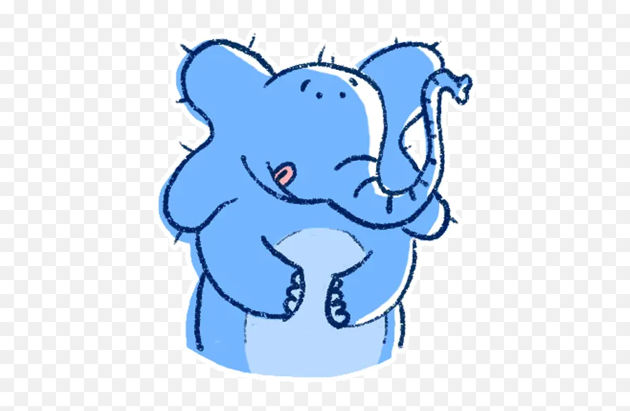 Elephant Stickers For Whatsapp - Big Emoji,Elephant Emoji